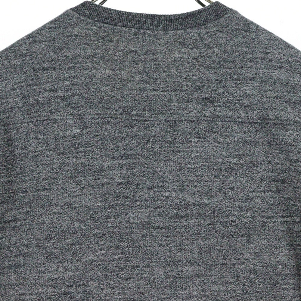CHROME HEARTS(クロムハーツ) Cross Patch Scroll Label Crewneck Sweatshirt クロスパッチクルーネックスウェットシャツ 半袖スウェットTシャツ グレー