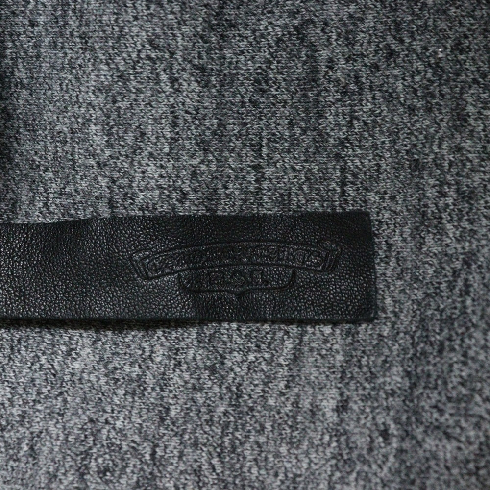 CHROME HEARTS(クロムハーツ) Cross Patch Scroll Label Crewneck Sweatshirt クロスパッチクルーネックスウェットシャツ 半袖スウェットTシャツ グレー