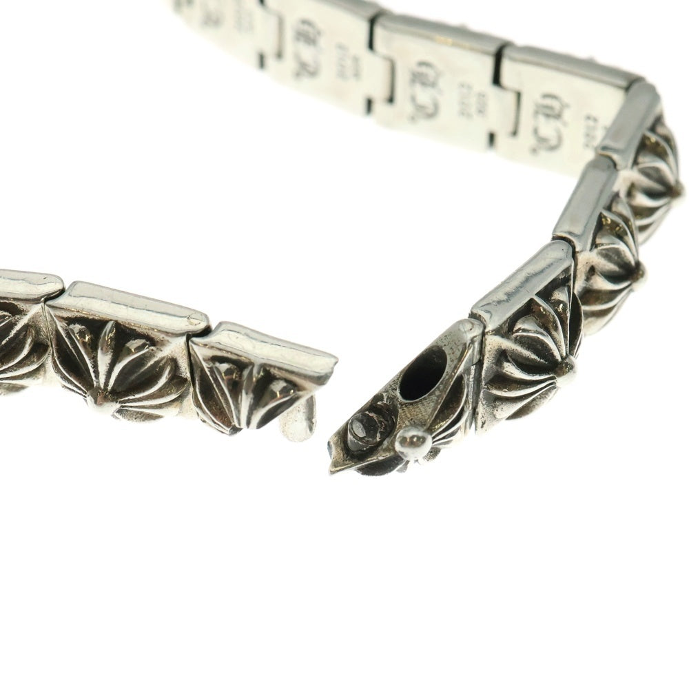 CHROME HEARTS(クロムハーツ) PYRAMID PLS LNK 3 8 ピラミッドプラスリンク シルバーブレスレット