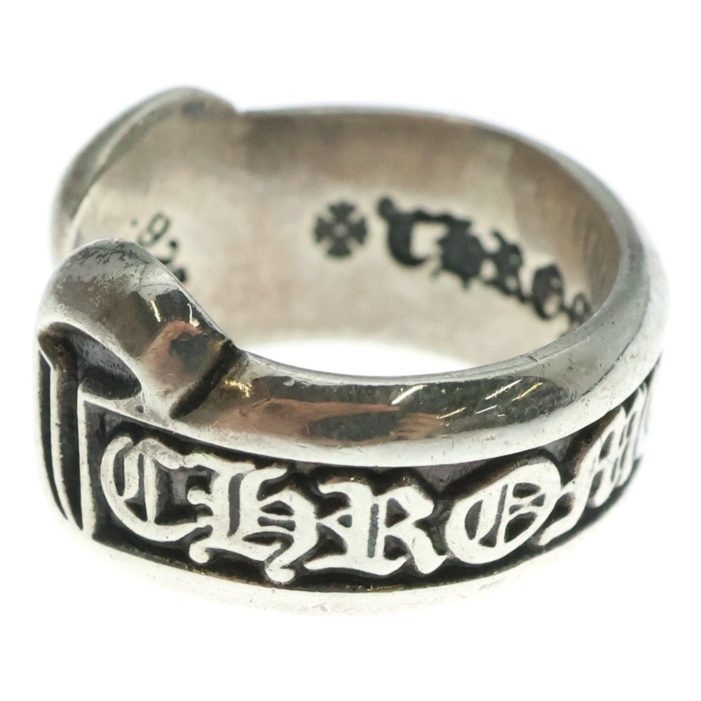 CHROME HEARTS(クロムハーツ) SM SCROLL LABEL スモールスクロールラベル リング シルバー BCA413