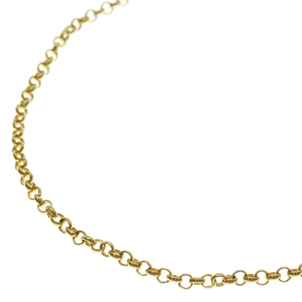CHROME HEARTS(クロムハーツ) 22K NECKCHAIN R20 ロールチェーンネックレス 20inch ゴールド BCA011