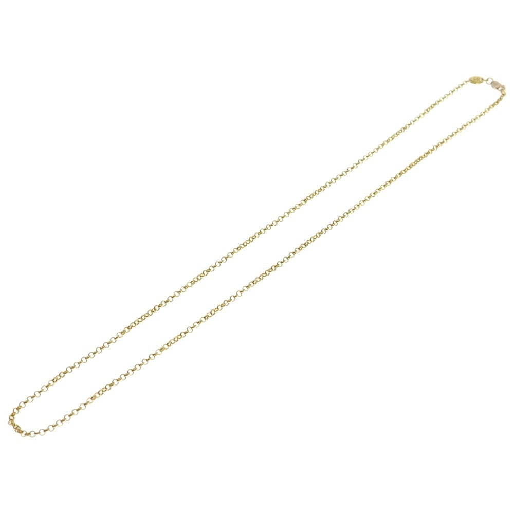CHROME HEARTS(クロムハーツ) 22K NECKCHAIN R20 ロールチェーンネックレス 20inch ゴールド BCA011