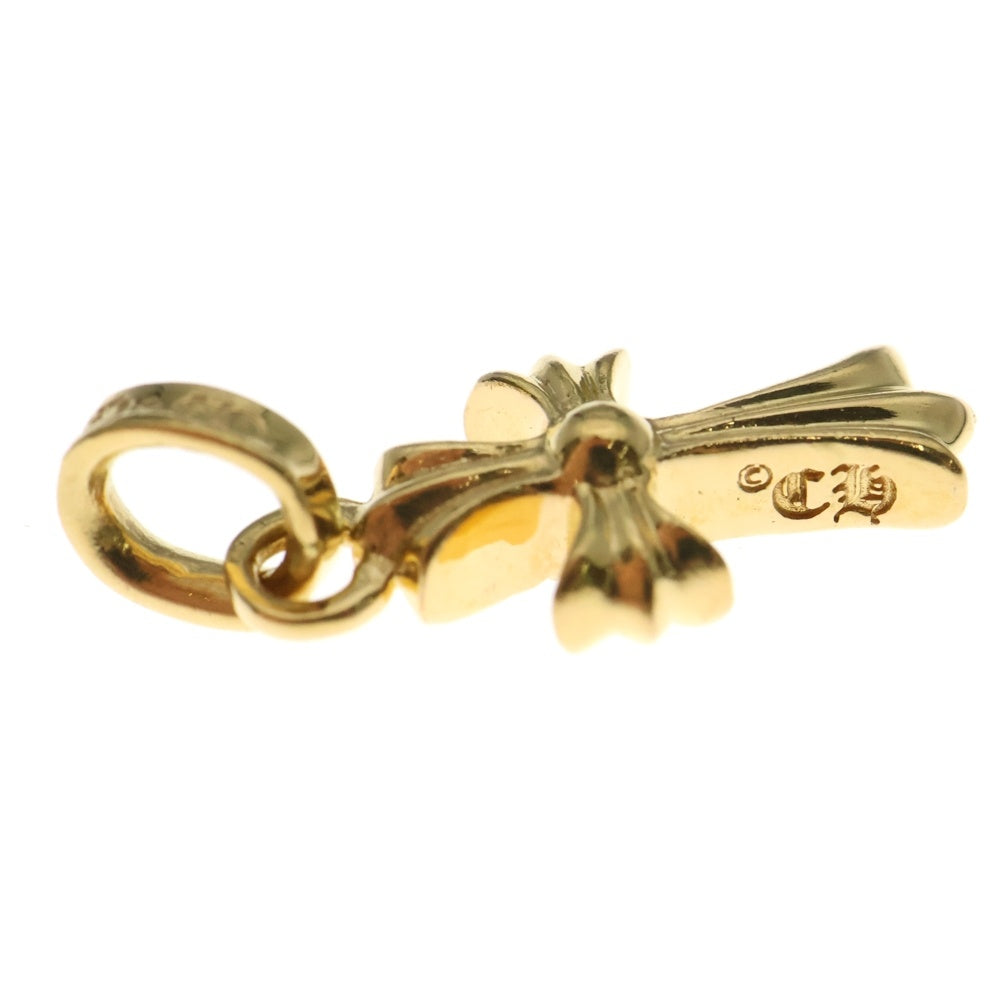 CHROME HEARTS(クロムハーツ) 22K CRS BBYFAT P/DIA ベイビーファットクロス PAVEダイヤ ペンダントトップ ゴールド BCA035
