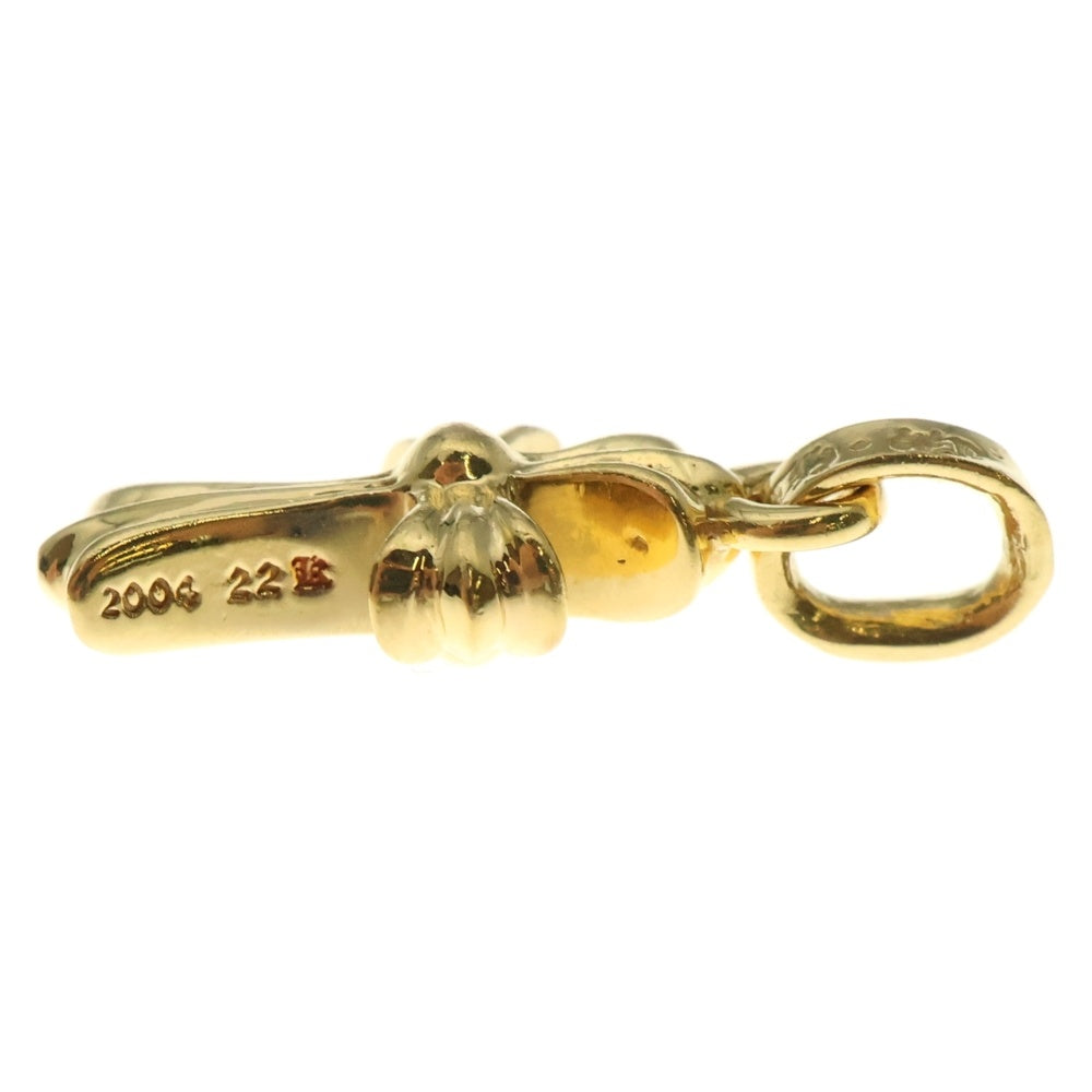 CHROME HEARTS(クロムハーツ) 22K CRS BBYFAT ベイビーファットクロス ペンダントトップ ゴールド BCA037