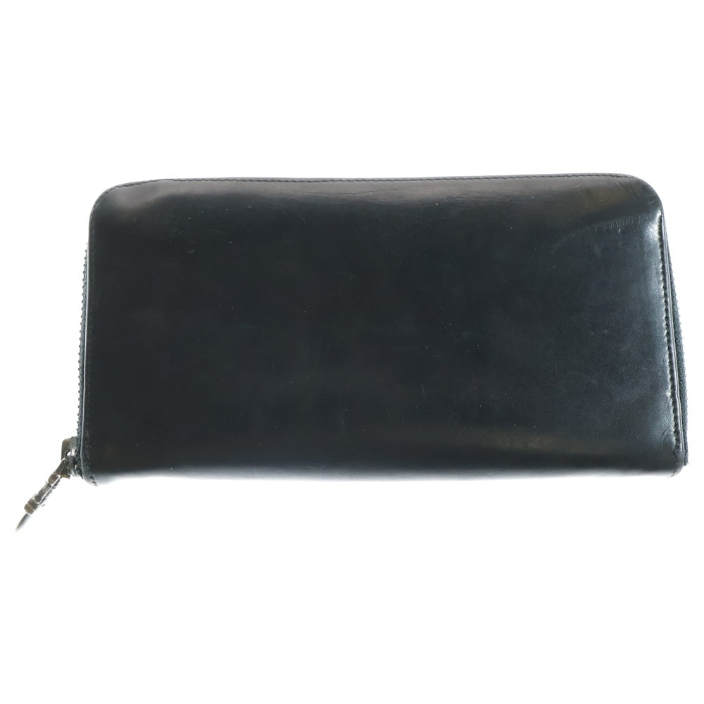 CHROME HEARTS(クロムハーツ) REC F ZIP 3クロス ラウンドジップレザーウォレット 財布 ブラック BCA368