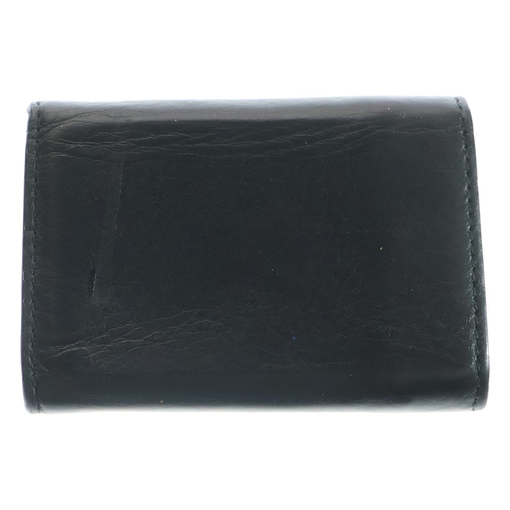 BALENCIAGA(バレンシアガ) PAPIER MINI WALLET ペイパー ミニ ウォレット レザー 三つ折り財布 391446 ブラック