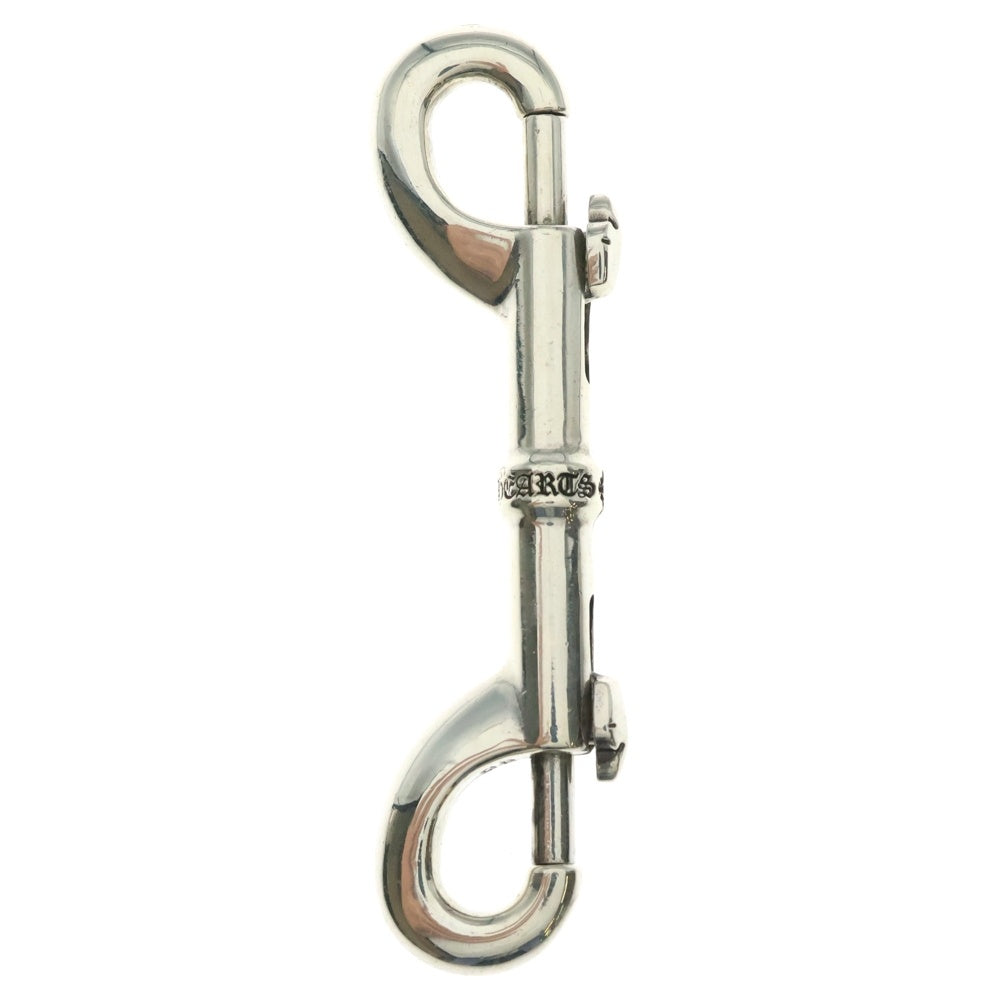 CHROME HEARTS(クロムハーツ) DOUBLE CLIP SWIVEL KEY CHAIN ダブルクリップスイベル シルバー