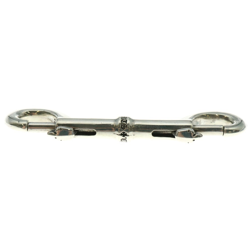 CHROME HEARTS(クロムハーツ) DOUBLE CLIP SWIVEL KEY CHAIN ダブルクリップスイベル シルバー