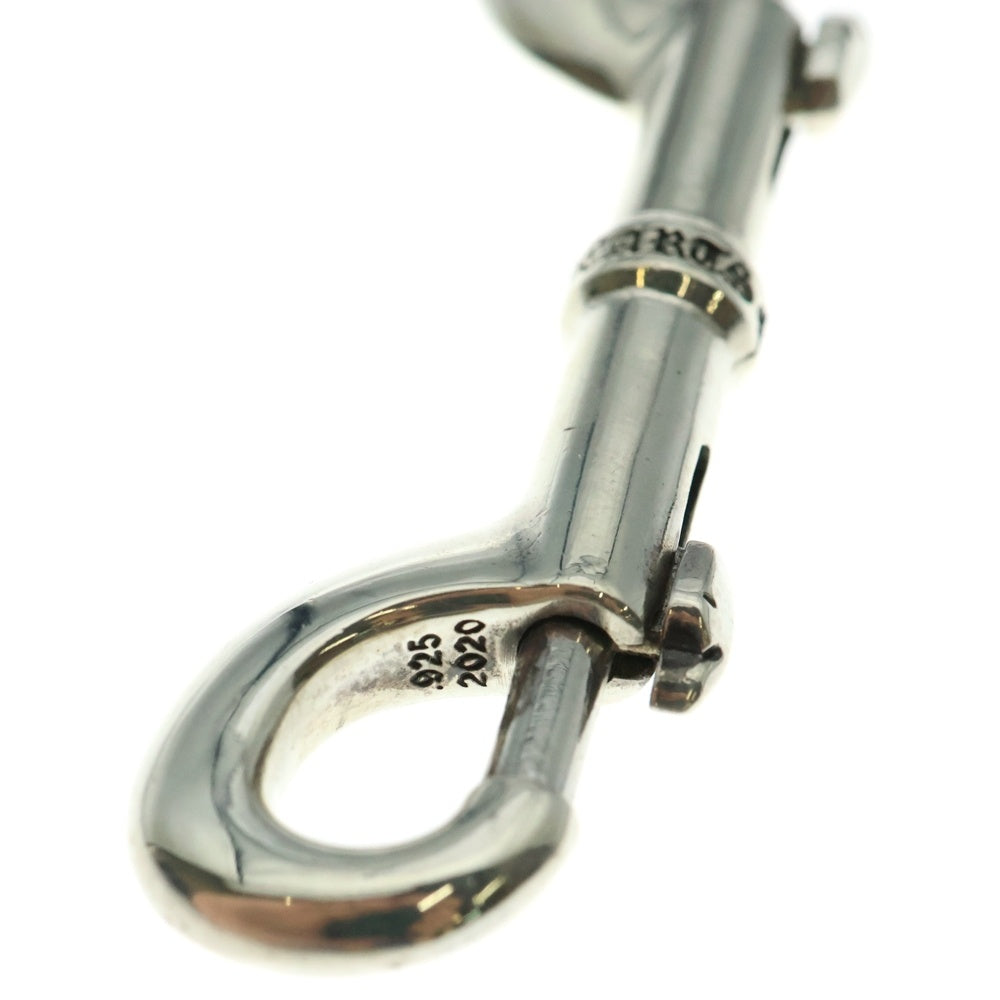 CHROME HEARTS(クロムハーツ) DOUBLE CLIP SWIVEL KEY CHAIN ダブルクリップスイベル シルバー