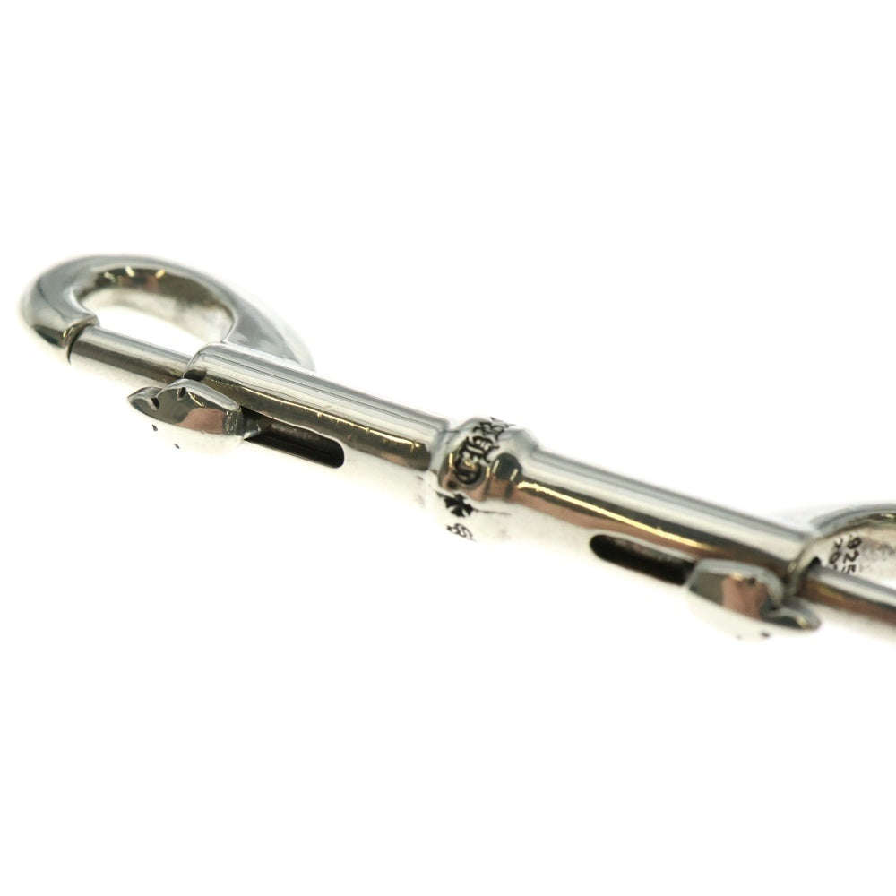 CHROME HEARTS(クロムハーツ) DOUBLE CLIP SWIVEL KEY CHAIN ダブルクリップスイベル シルバー