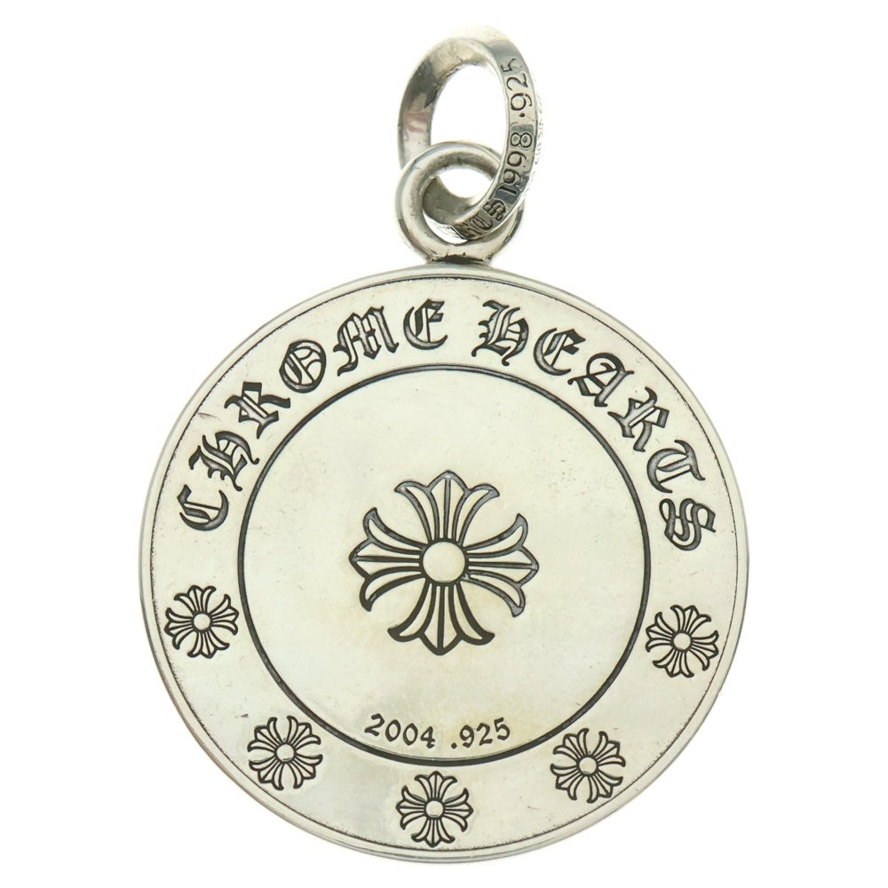 CHROME HEARTS(クロムハーツ) CHRM ANGL MDL LRG エンジェルメダルチャーム ラージ シルバーネックレストップ