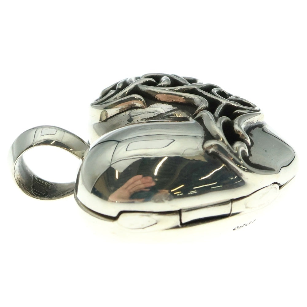 CHROME HEARTS(クロムハーツ) HEART LOCKET ハートロケット シルバーネックレストップ