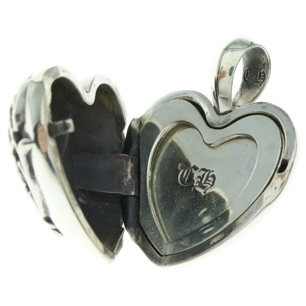 CHROME HEARTS(クロムハーツ) HEART LOCKET ハートロケット シルバーネックレストップ