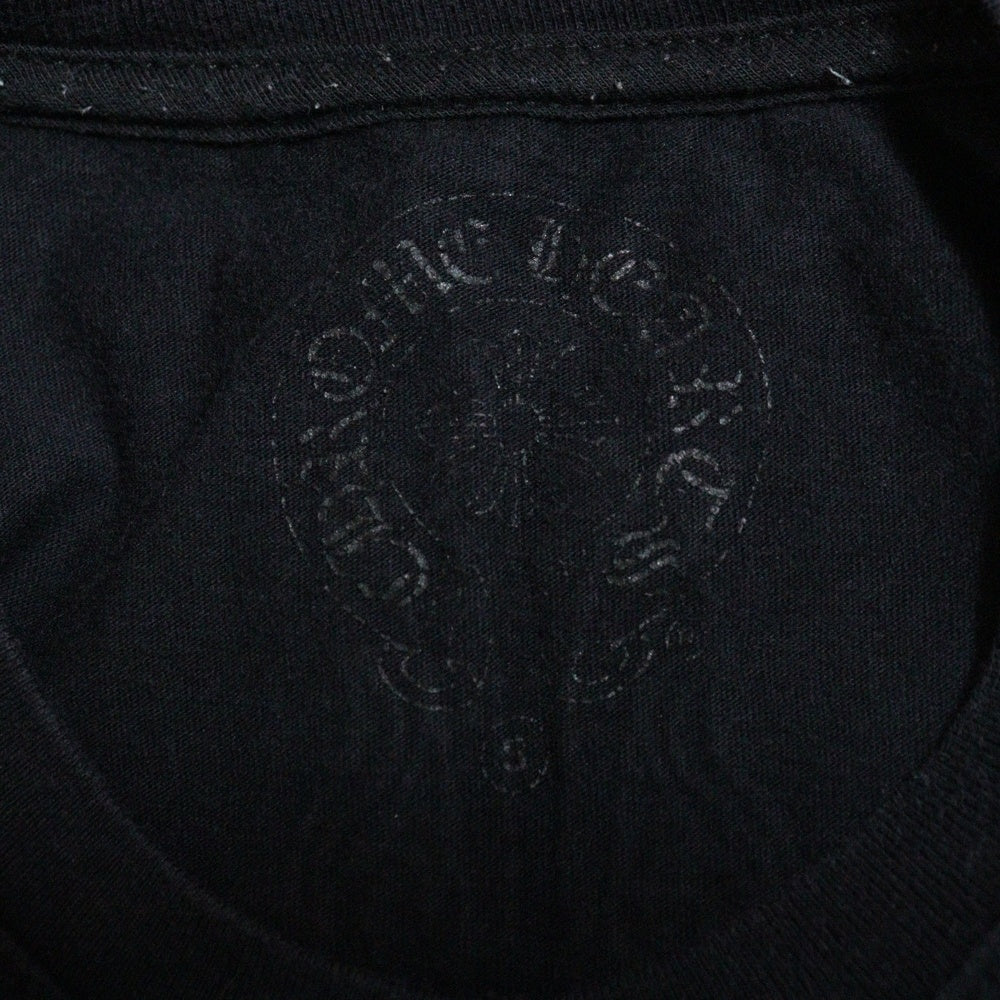 CHROME HEARTS(クロムハーツ) OLD CRS PRINT S/S Tee オールド クロス プリント 半袖ポケットTシャツ カットソー ブラック