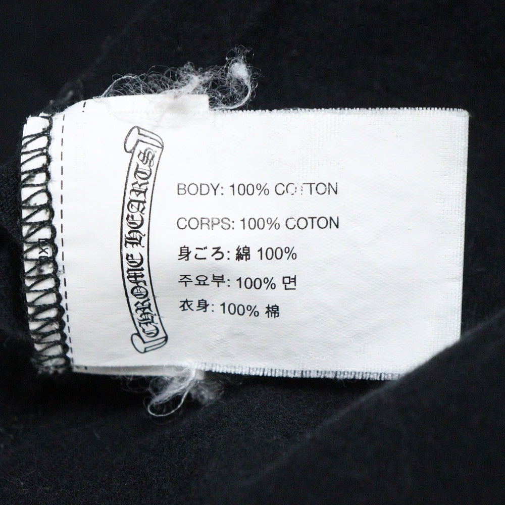 CHROME HEARTS(クロムハーツ) OLD CRS PRINT S/S Tee オールド クロス プリント 半袖ポケットTシャツ カットソー ブラック