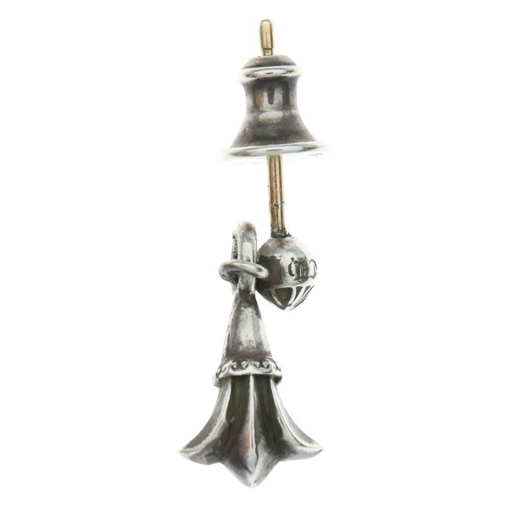 CHROME HEARTS(クロムハーツ) CRSSTAL クロステイル ドロップ ピアス シルバー