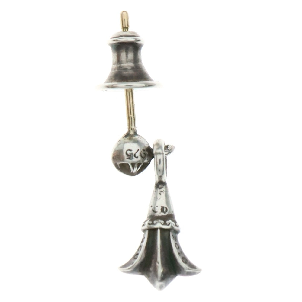 CHROME HEARTS(クロムハーツ) CRSSTAL クロステイル ドロップ ピアス シルバー