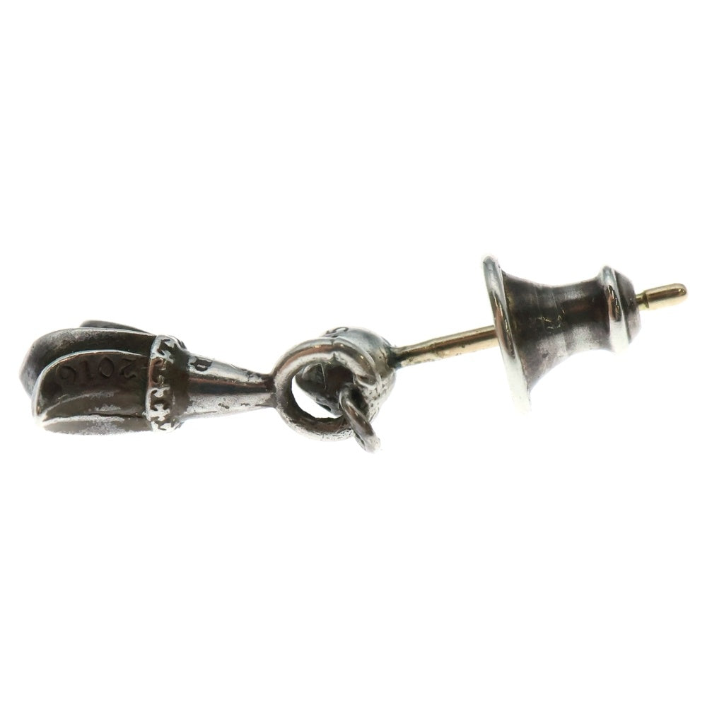 CHROME HEARTS(クロムハーツ) CRSSTAL クロステイル ドロップ ピアス シルバー