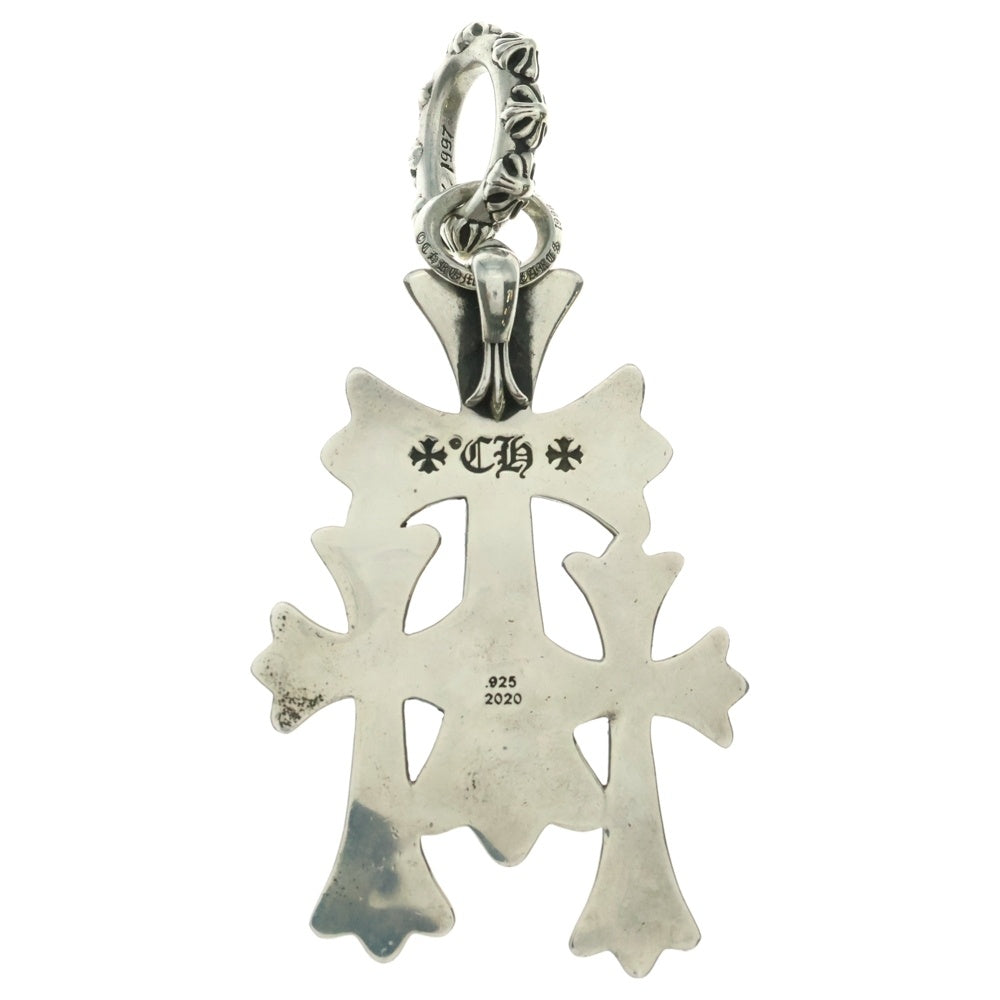CHROME HEARTS(クロムハーツ) TRIPLE CROSS LG ラージトリプルクロス ペンダントトップ シルバー