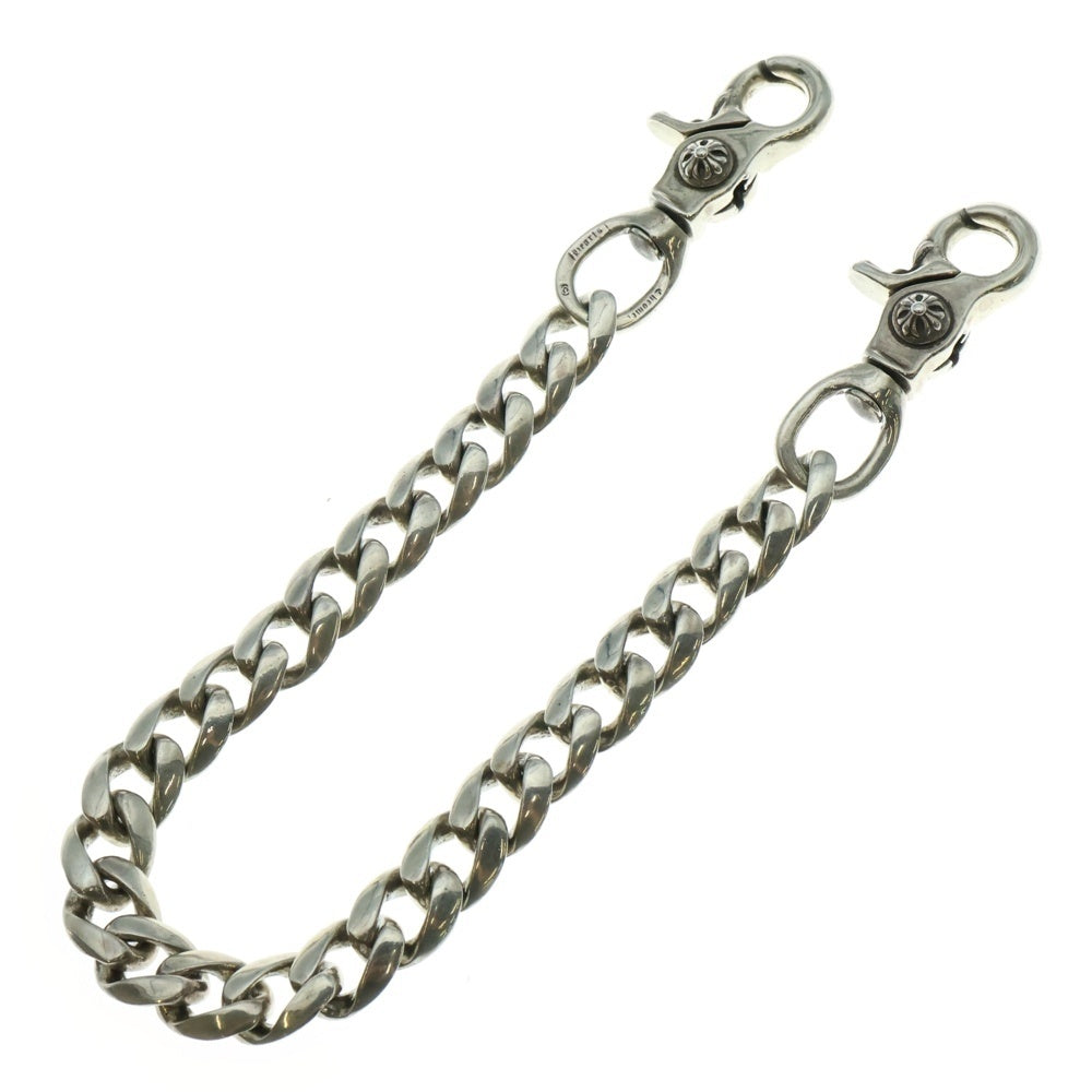CHROME HEARTS(クロムハーツ) CLASSIC SHORT-T/ 2クリップショートクラシック ウォレットチェーン シルバー BCA068
