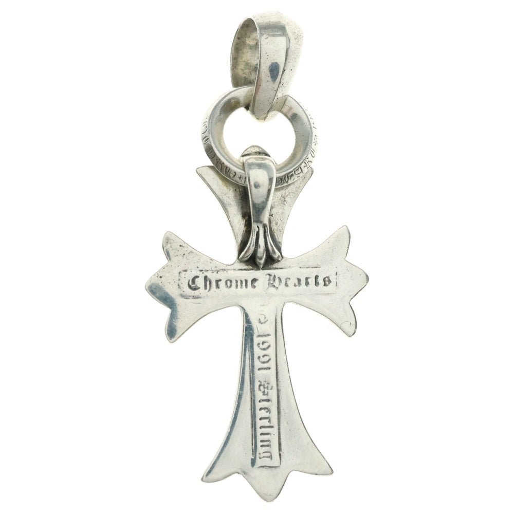 CHROME HEARTS(クロムハーツ) CH CRS SML W/BALE Wベイル スモールCHクロス ペンダントトップ シルバー BCA218