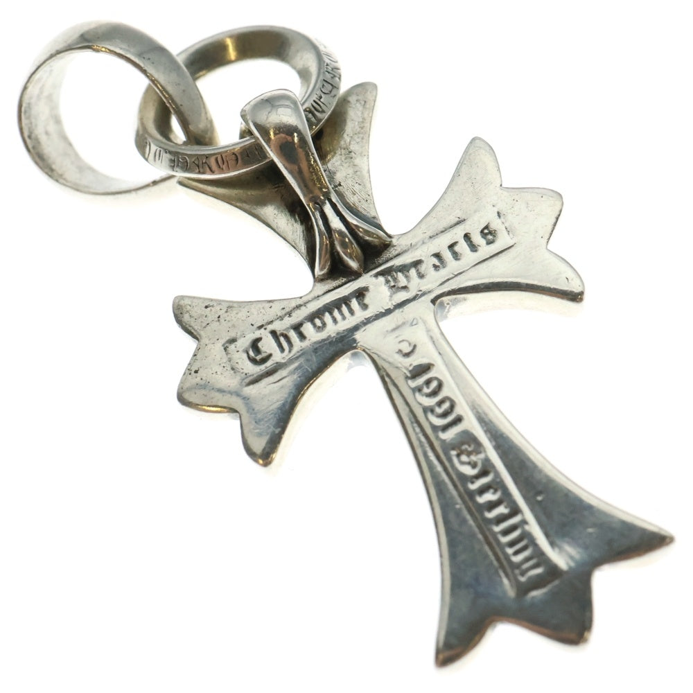 CHROME HEARTS(クロムハーツ) CH CRS SML W/BALE Wベイル スモールCHクロス ペンダントトップ シルバー BCA218
