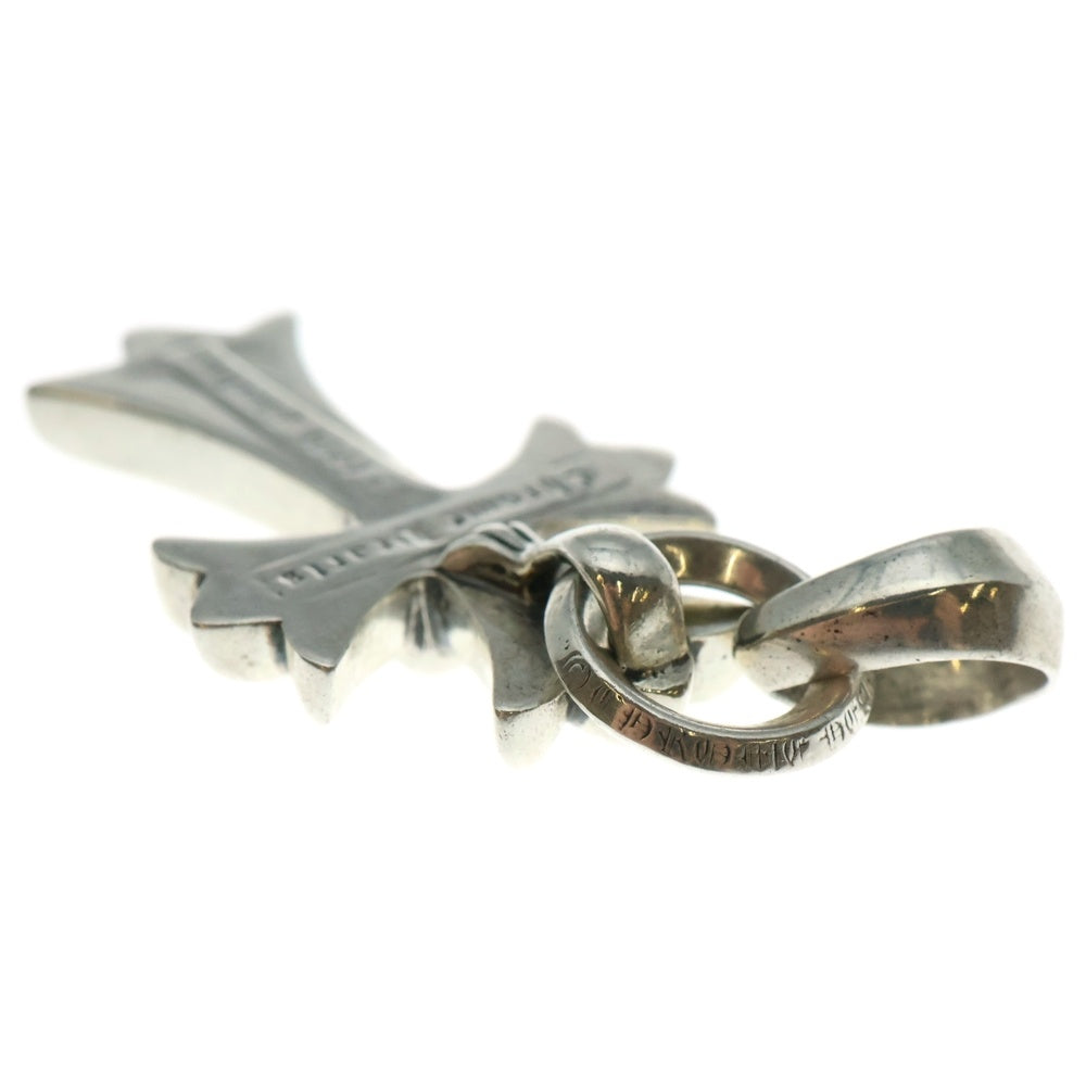 CHROME HEARTS(クロムハーツ) CH CRS SML W/BALE Wベイル スモールCHクロス ペンダントトップ シルバー BCA218