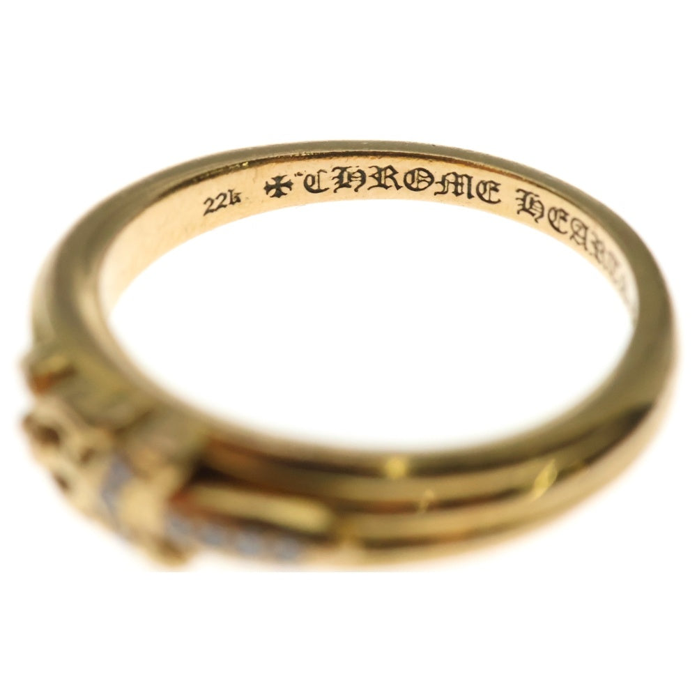 CHROME HEARTS(クロムハーツ) 22K BABYCLSC P/DIA ベイビークラシック ダガーリング PAVEダイヤ ゴールド BCA054