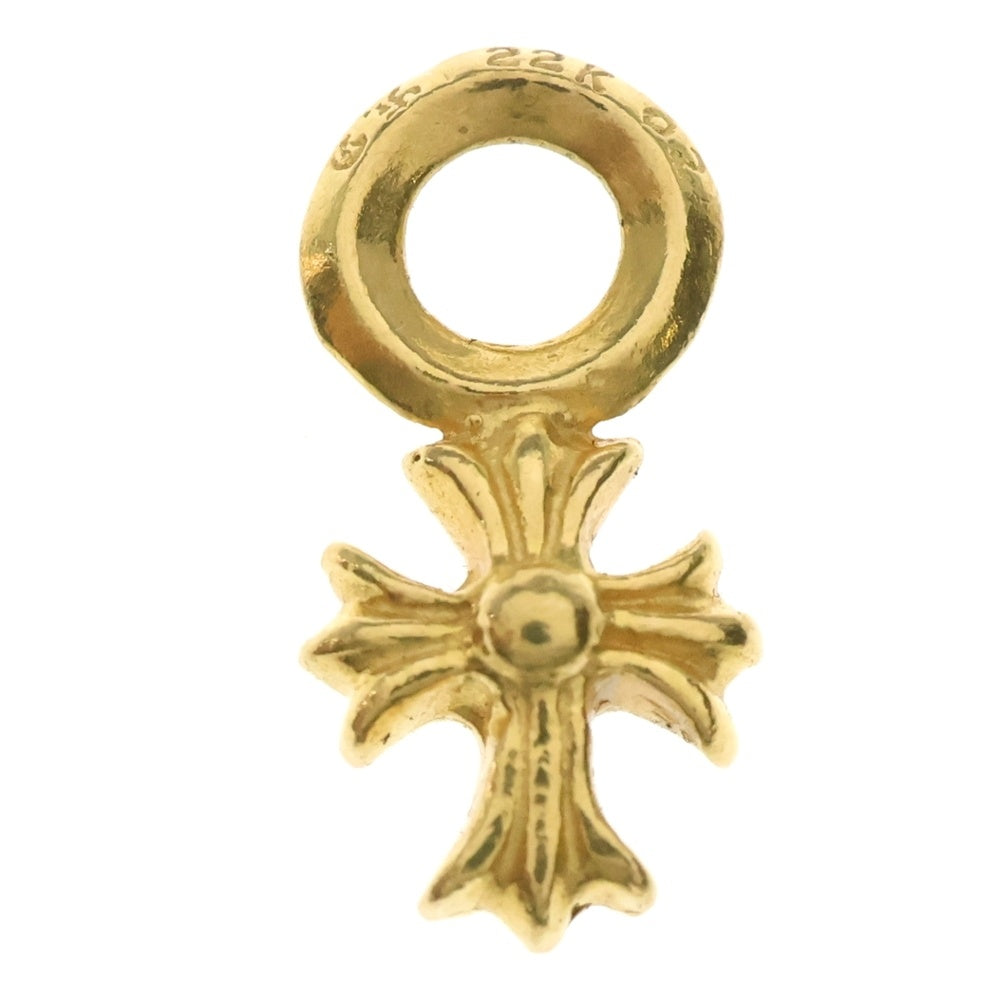 CHROME HEARTS(クロムハーツ) 22K STACK CH CROSS CHクロススタックチャーム ゴールドネックレストップ