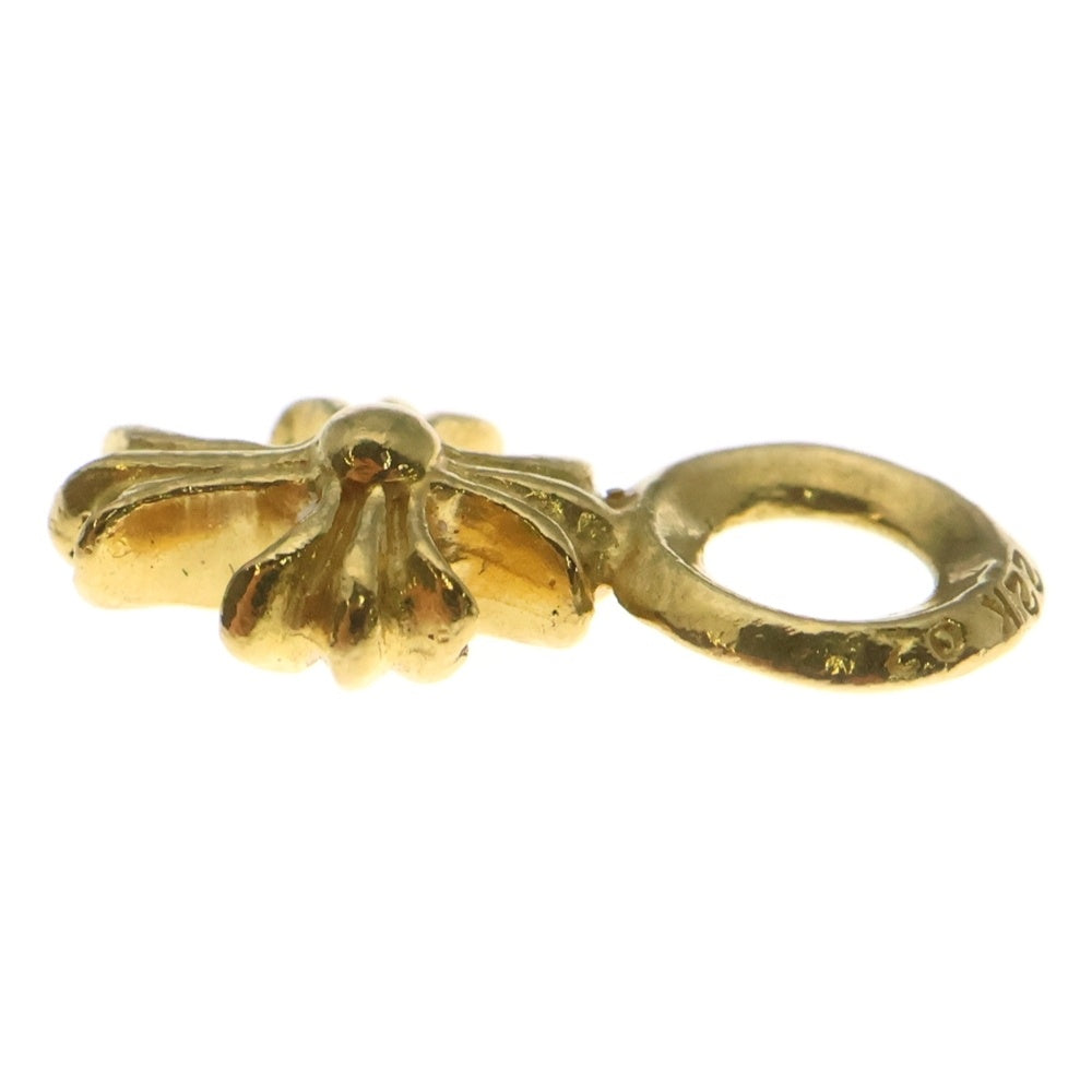 CHROME HEARTS(クロムハーツ) 22K STACK CH CROSS CHクロススタックチャーム ゴールドネックレストップ