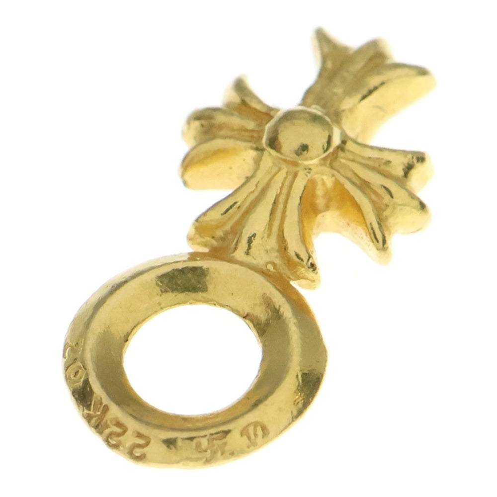 CHROME HEARTS(クロムハーツ) 22K STACK CH CROSS CHクロススタックチャーム ゴールドネックレストップ