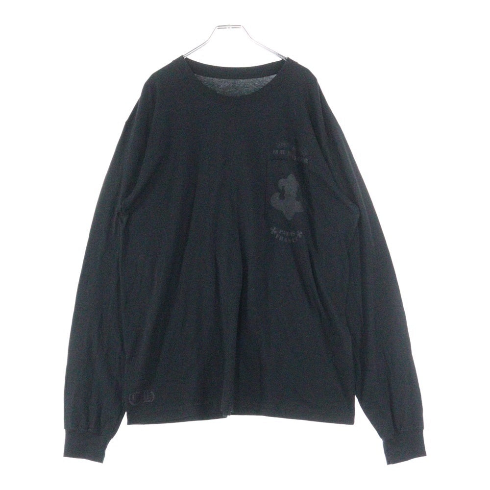 CHROME HEARTS(クロムハーツ) 18 AV. MONTAGE L/S パリ限定 長袖Tシャツ ブラック