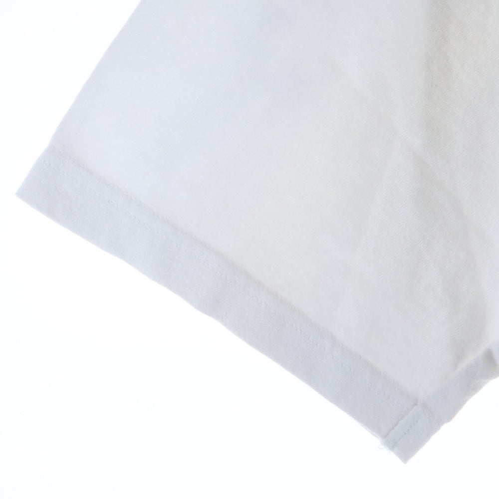 CHROME HEARTS(クロムハーツ) OLD NECK LOGO TEE ネックロゴ ホースシューバッククロス 半袖Tシャツ カットソー ホワイト