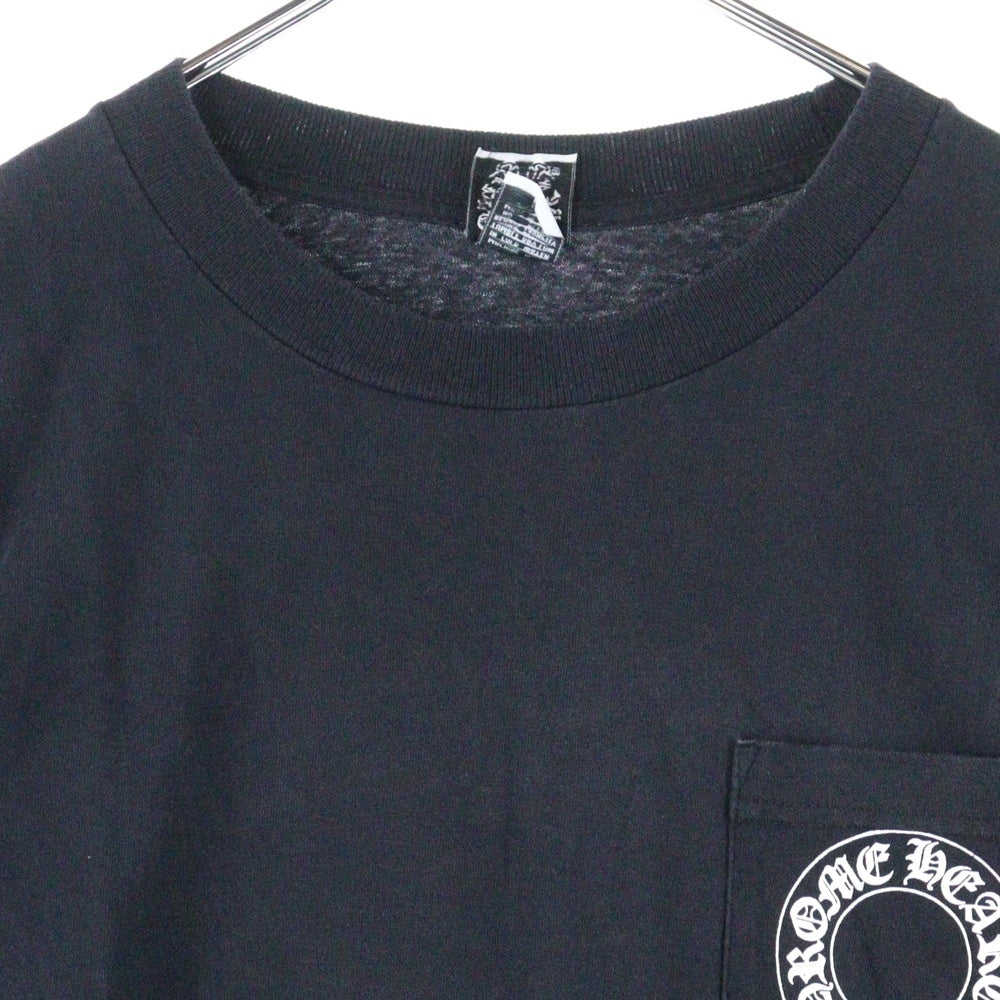 CHROME HEARTS(クロムハーツ) OLD BACK CROSS TEE TOKYO オールド バッククロス 東京 長袖ポケットTシャツ カットソー ブラック