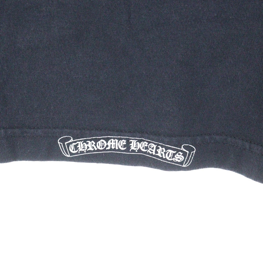 CHROME HEARTS(クロムハーツ) OLD BACK CROSS TEE TOKYO オールド バッククロス 東京 長袖ポケットTシャツ カットソー ブラック