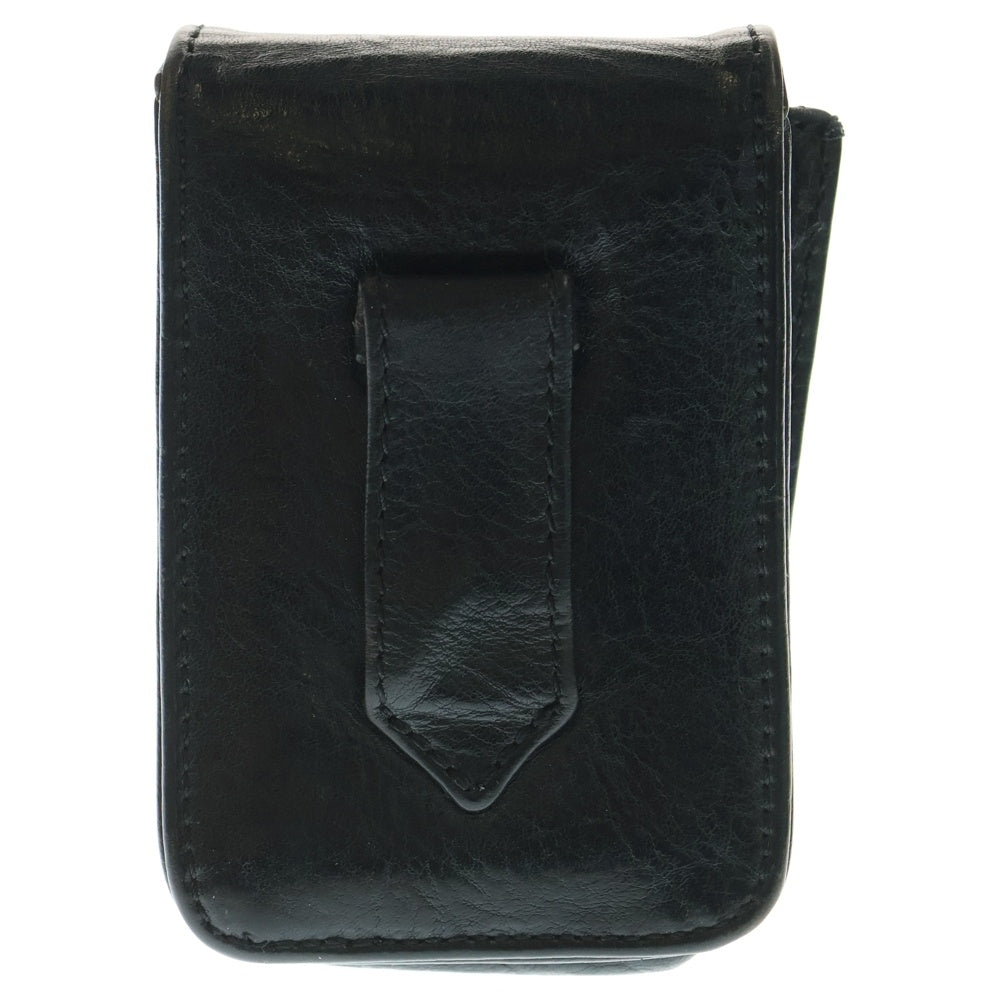 CHROME HEARTS(クロムハーツ) スモールCHクロス クロスボタン レザーシガレットケース