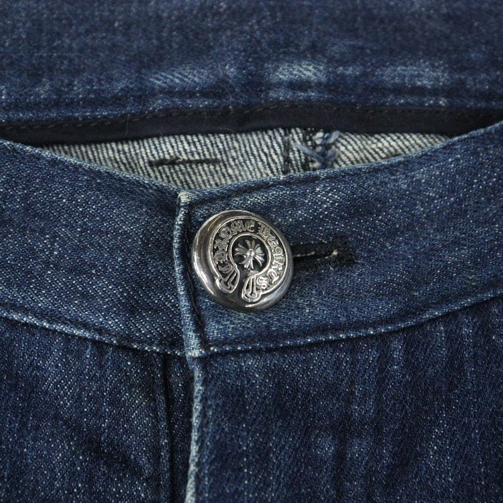 クロムハーツ　ストレートデニムパンツ CHROME HEARTS クロムハーツ JEAN STRTLG FBRC スターパッチ付き