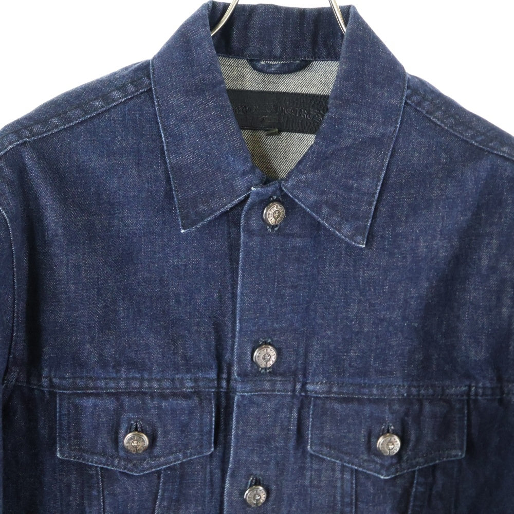 クロムハーツ デニムシャツ フレアニー ホースシューボタン デニムジャケット CHROME HEARTS(クロムハーツ) ホースシューボタン デニム