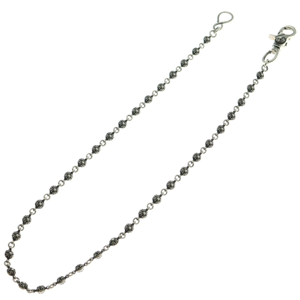 CHROME HEARTS(クロムハーツ) 1BALL EX LONG-S 1クリップエクストラロング#1クロスーボール シルバーウォレットチェーン