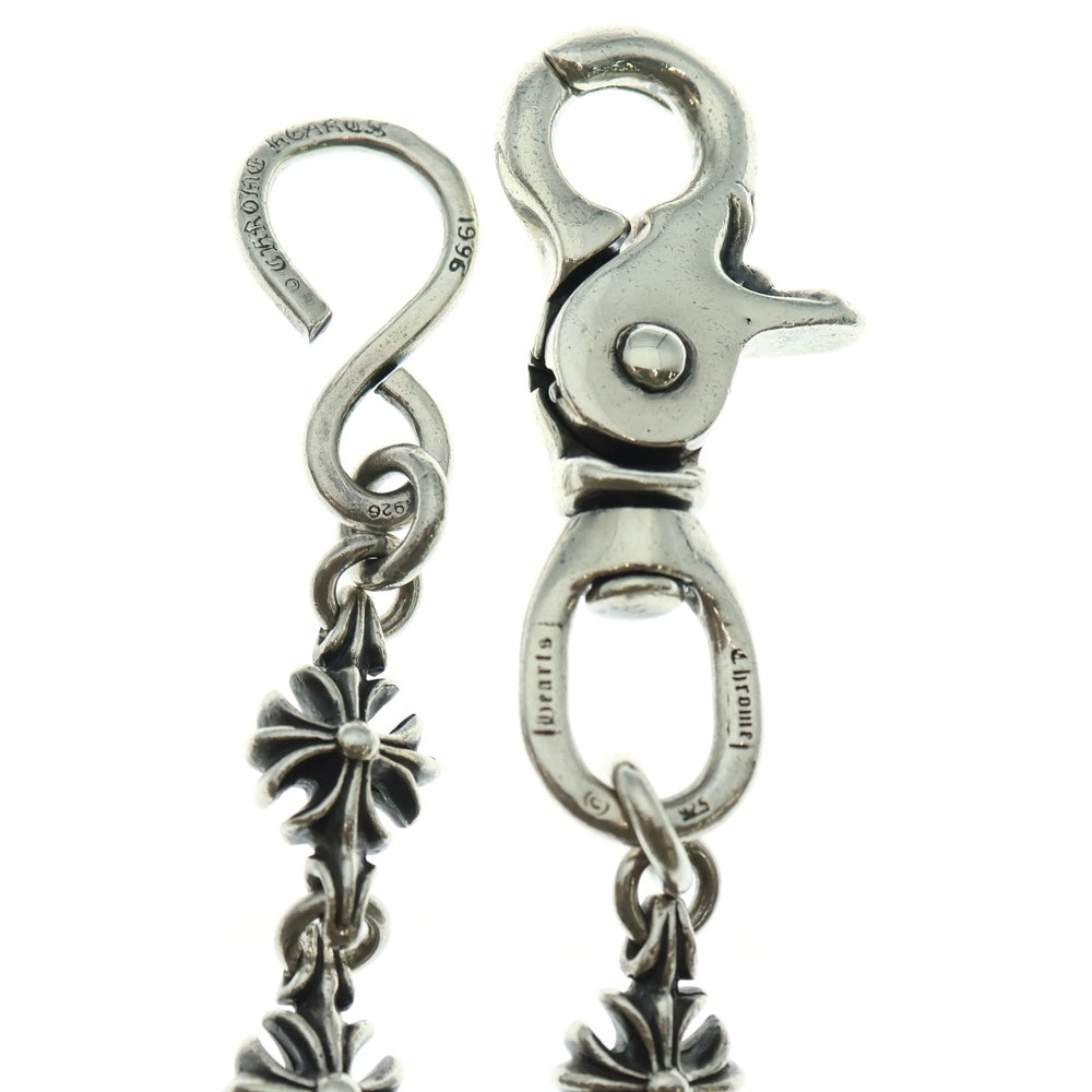 CHROME HEARTS(クロムハーツ) 4C CROSS LONG-T 1クリップカットアウトCHプラス シルバーウォレットチェーン