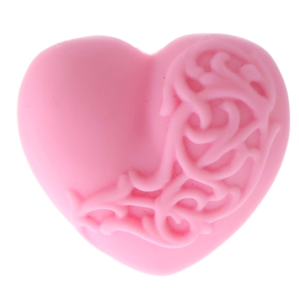 CHROME HEARTS(クロムハーツ) HEART PLSTC RING ハート シリコンラバーリング ピンク