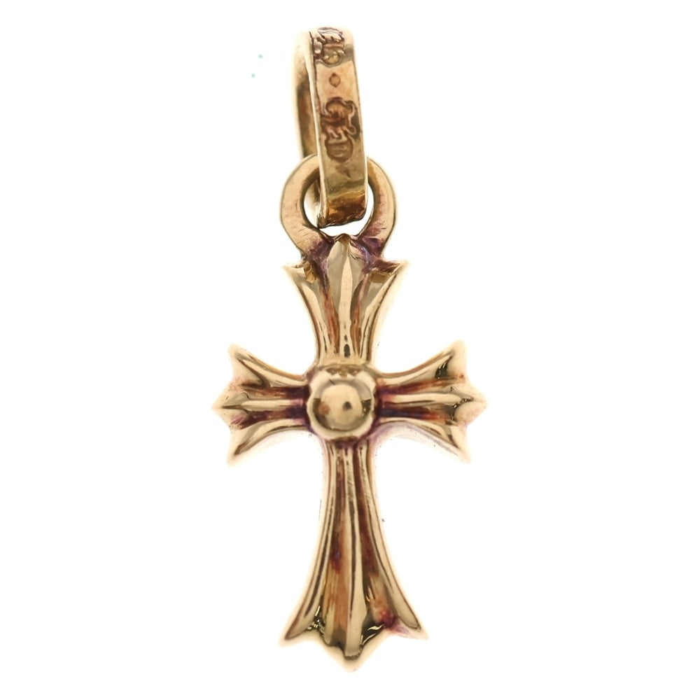 CHROME HEARTS(クロムハーツ) 22K CRS BBYFAT P/DIA ベイビーファットクロス PAVEダイヤ ペンダントトップ ゴールド BCA035