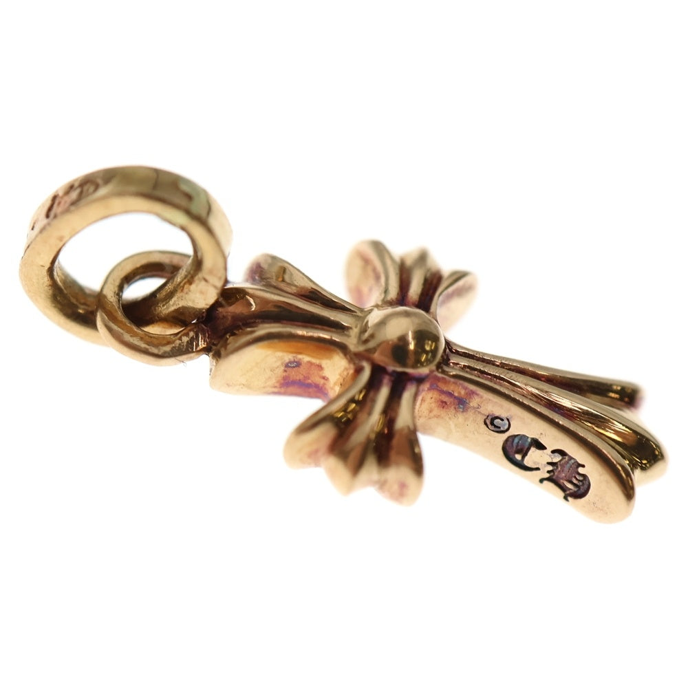 CHROME HEARTS(クロムハーツ) 22K CRS BBYFAT P/DIA ベイビーファットクロス PAVEダイヤ ペンダントトップ ゴールド BCA035