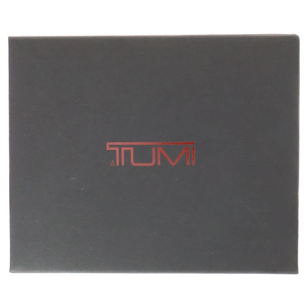 TUMI(トゥミ) 二つ折り財布 無地 レザー ブラック 04505