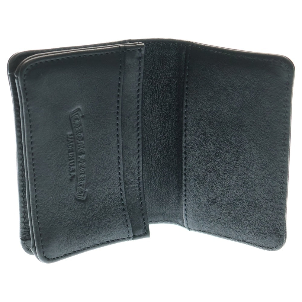 CHROME HEARTS(クロムハーツ) CRD CSE3PKTWDV1 アーチロゴプレート3ポケットレザーカードケース