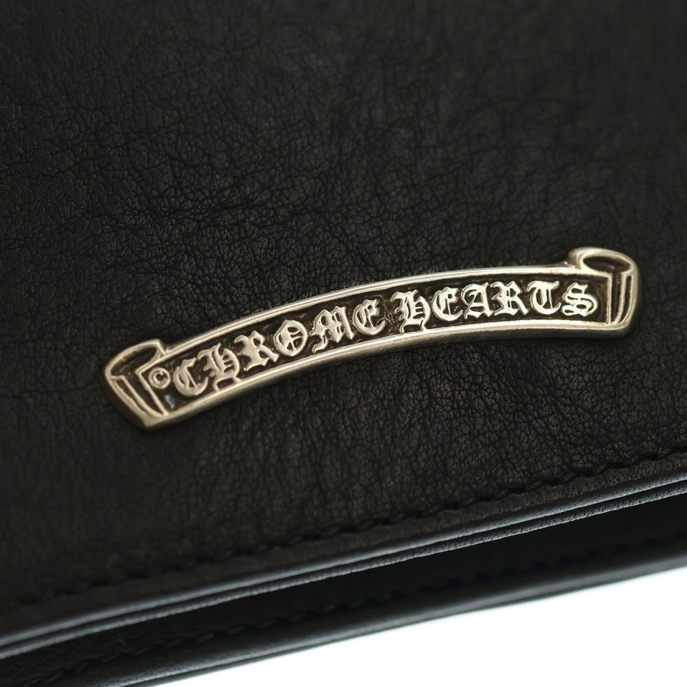 CHROME HEARTS(クロムハーツ) CRD CSE3PKTWDV1 アーチロゴプレート3ポケットレザーカードケース
