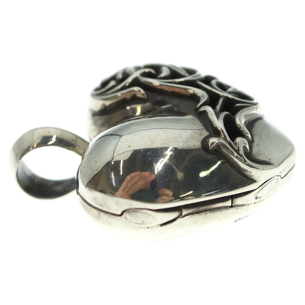 CHROME HEARTS(クロムハーツ) HEART LOCKET ハートロケット シルバーネックレストップ