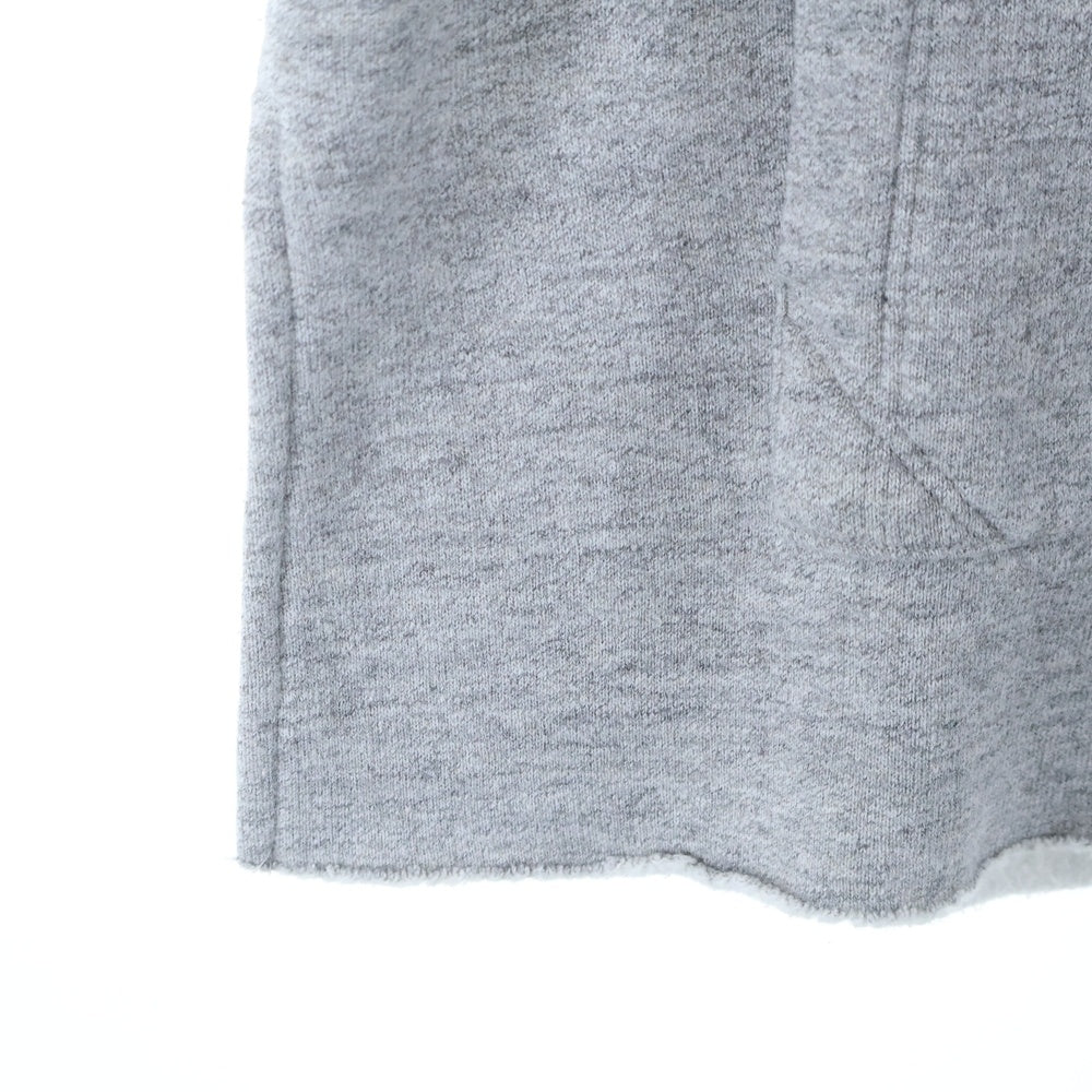 CHROME HEARTS(クロムハーツ) Y NOT Cemetery Cross Leather Patch Sweat Tee セメタリークロスパッチ 半袖スウェットTシャツ グレー