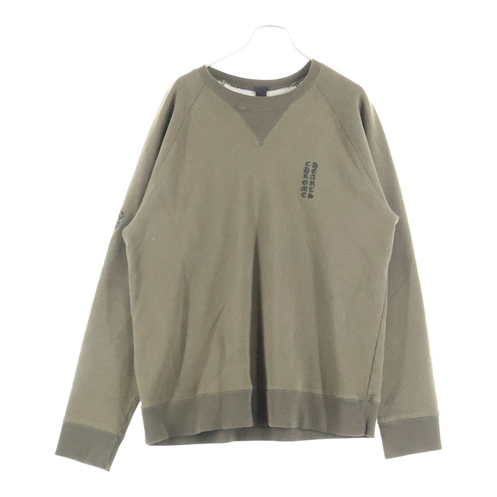 CHROME HEARTS(クロムハーツ) Y NOT ダガー刺繍クルーネックスウェット