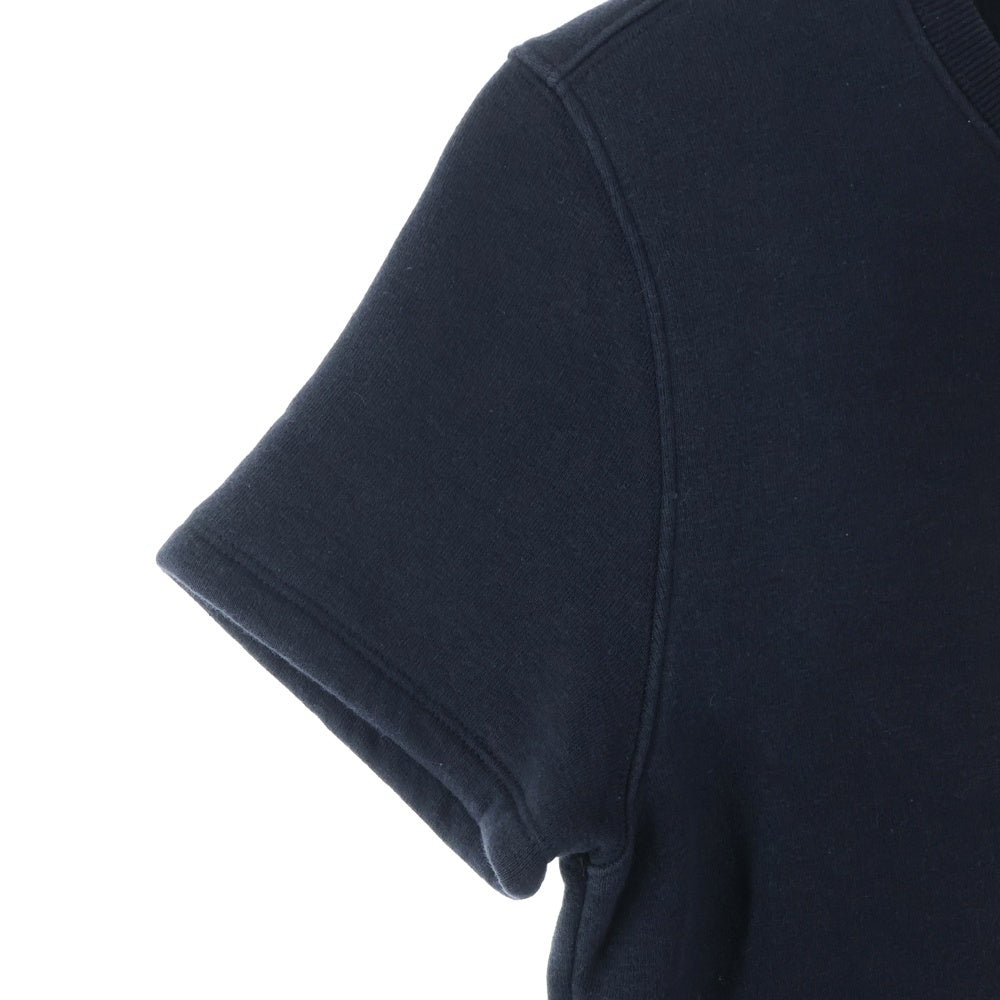 CHROME HEARTS(クロムハーツ) Y NOT Cemetery Cross Leather Patch Sweat Tee セメタリークロスパッチ 半袖スウェットTシャツ ブラック